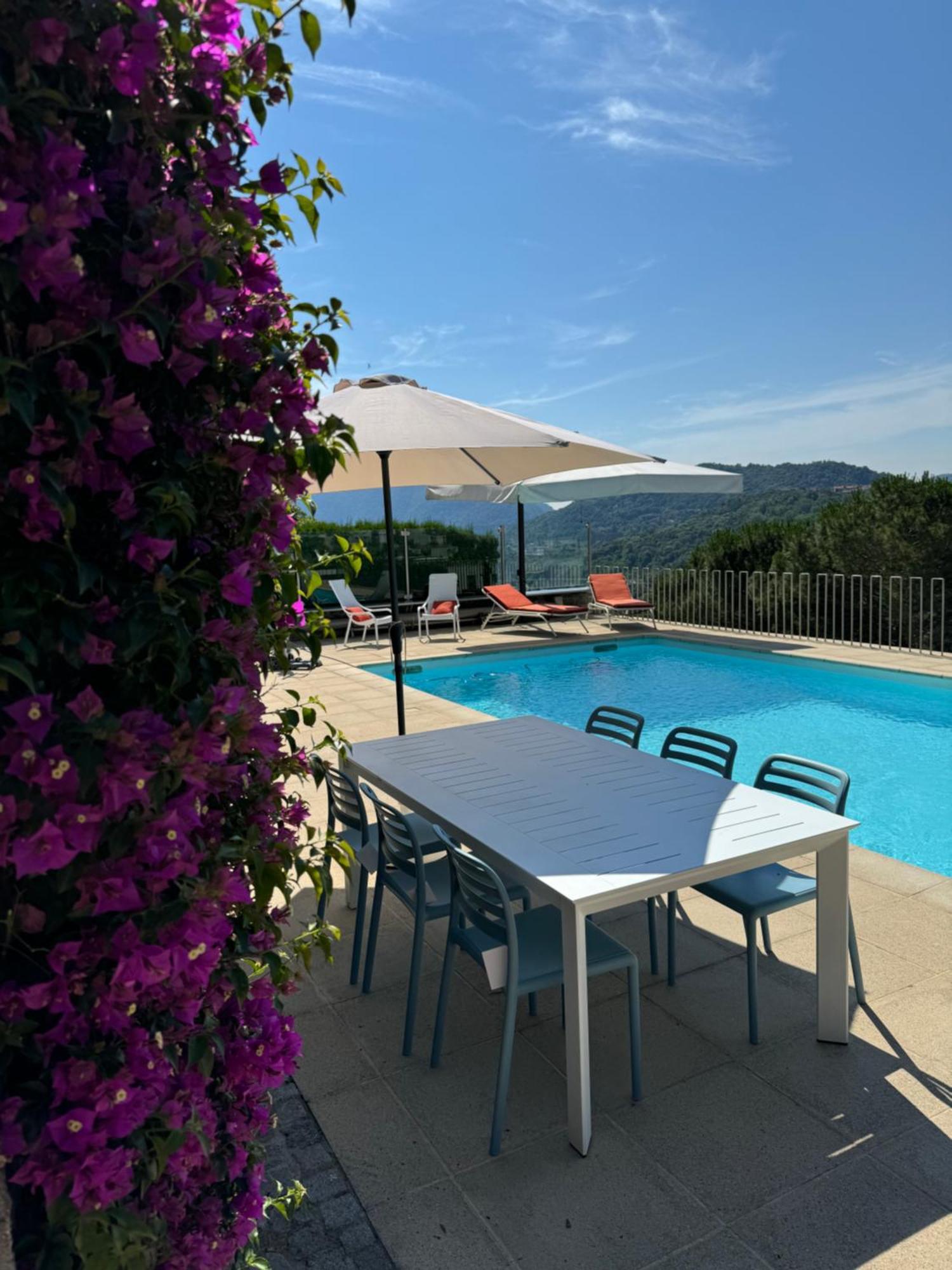 Vacallo Veralto - Modern Suite With Como Lake View מראה חיצוני תמונה